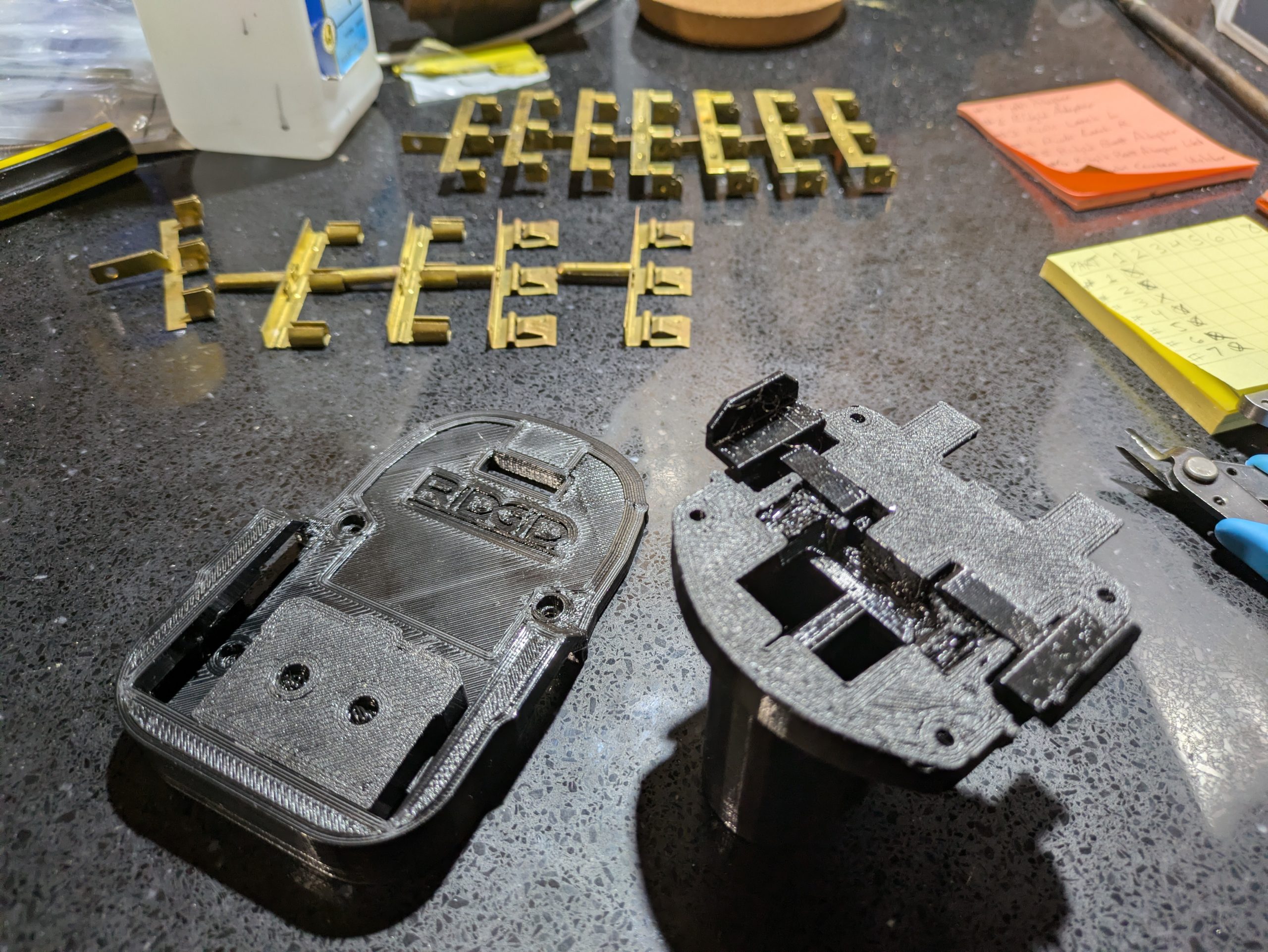 Ridgid Batteries run a Ryobi Power Station
