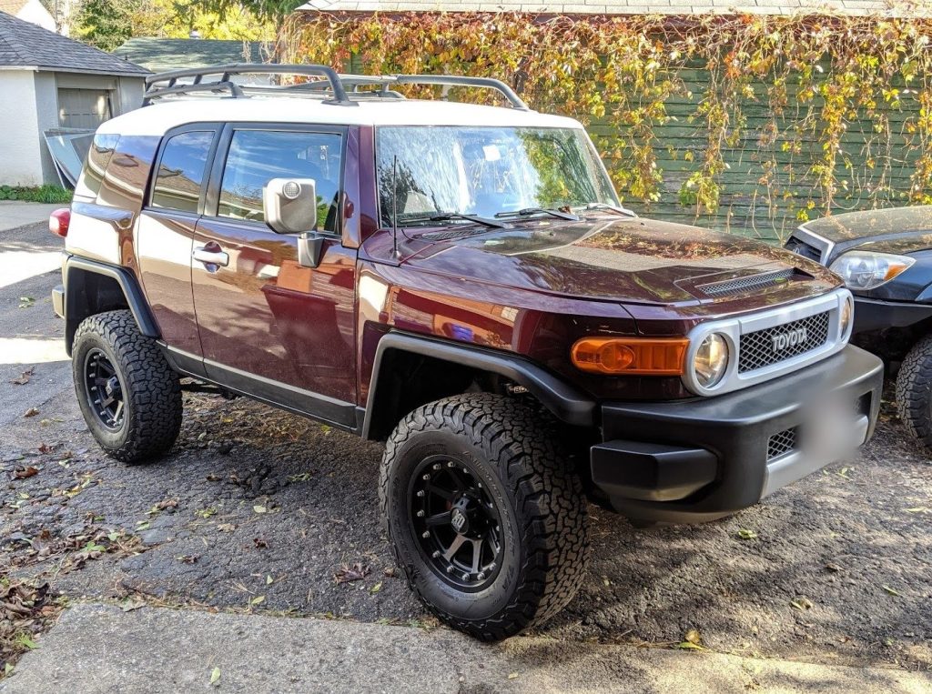 Toyota FJ Cruiser after undercoating
